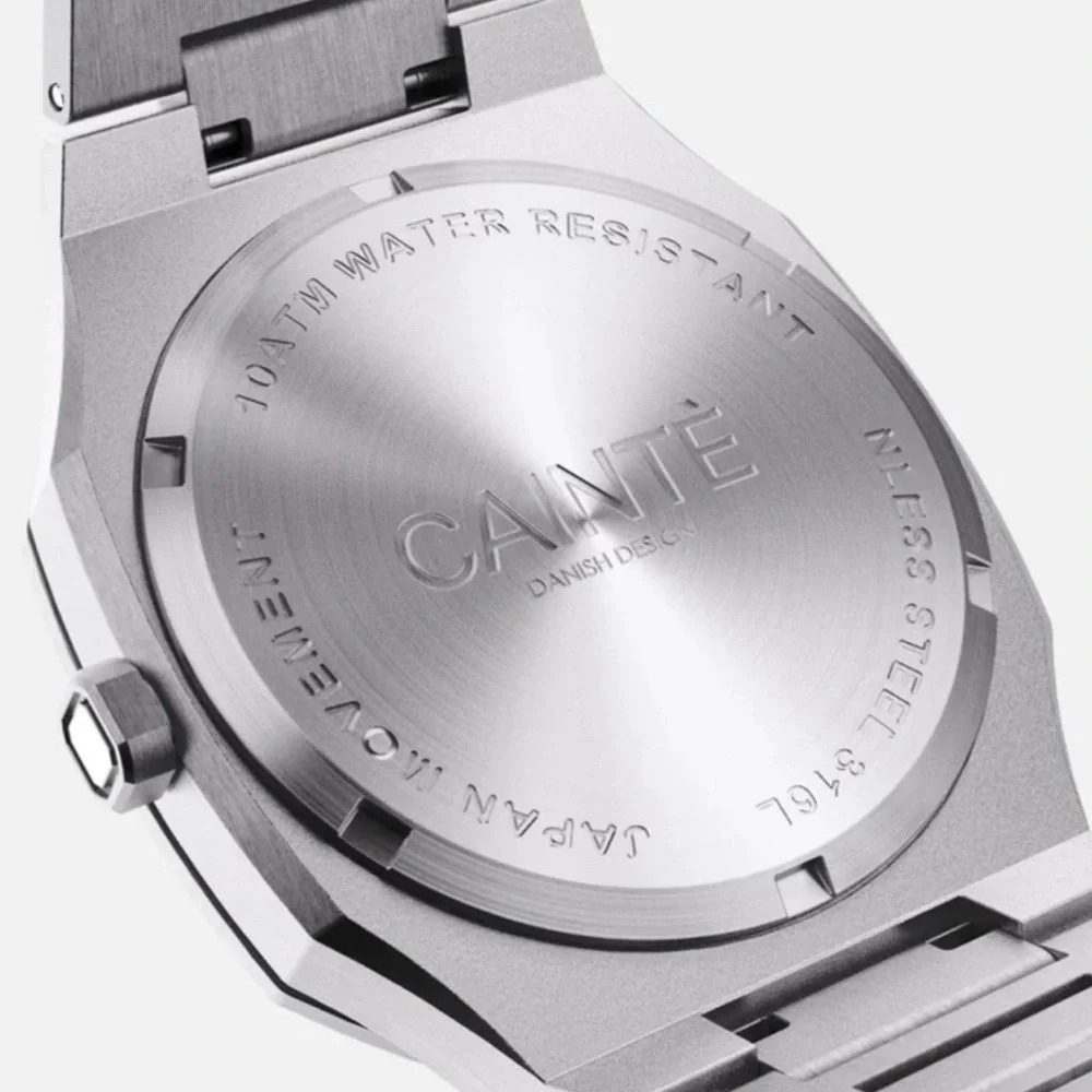 CAINTE Claude Quartz Chronograph Panda Style. Amazing Style. Nautilus 39mm Black